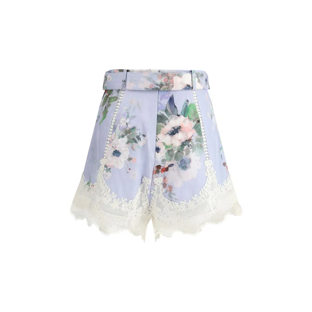 Zimmermann Women's Lace Everly Shorts