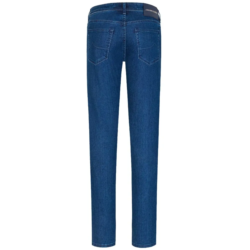 Jacob Cohen Men's Blue Cotton Men's Slim Jeans