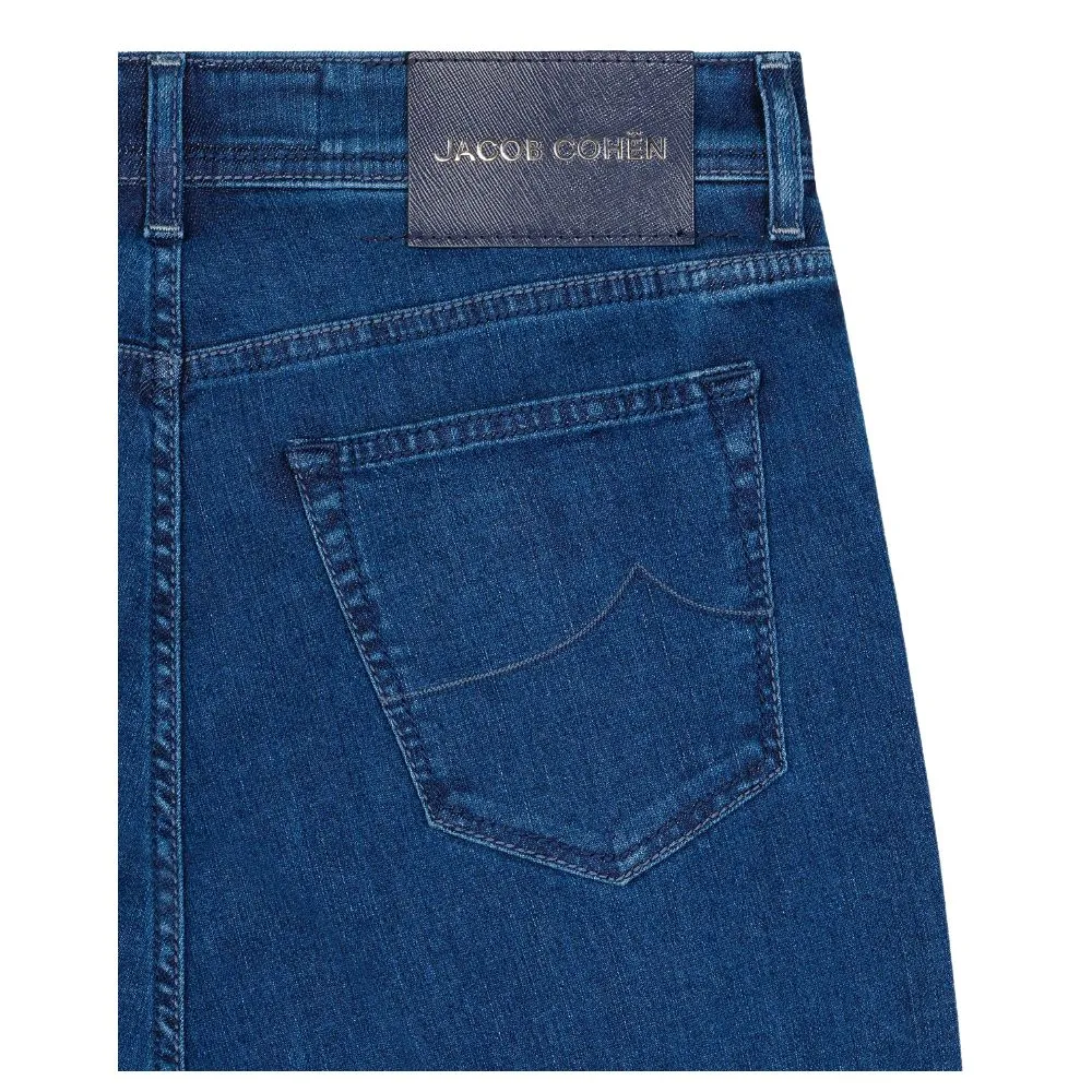 Jacob Cohen Men's Blue Cotton Men's Slim Jeans