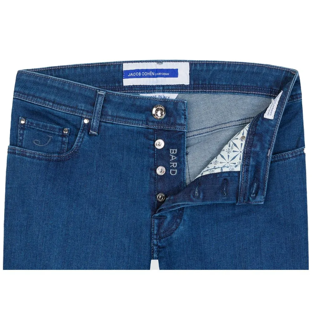 Jacob Cohen Men's Blue Cotton Men's Slim Jeans