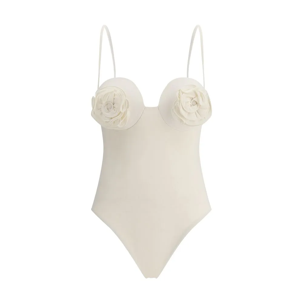 Magda Butrym Women's One-piece swimsuit with rose detail