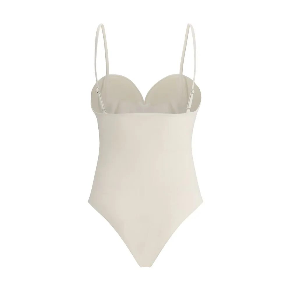 Magda Butrym Women's One-piece swimsuit with rose detail