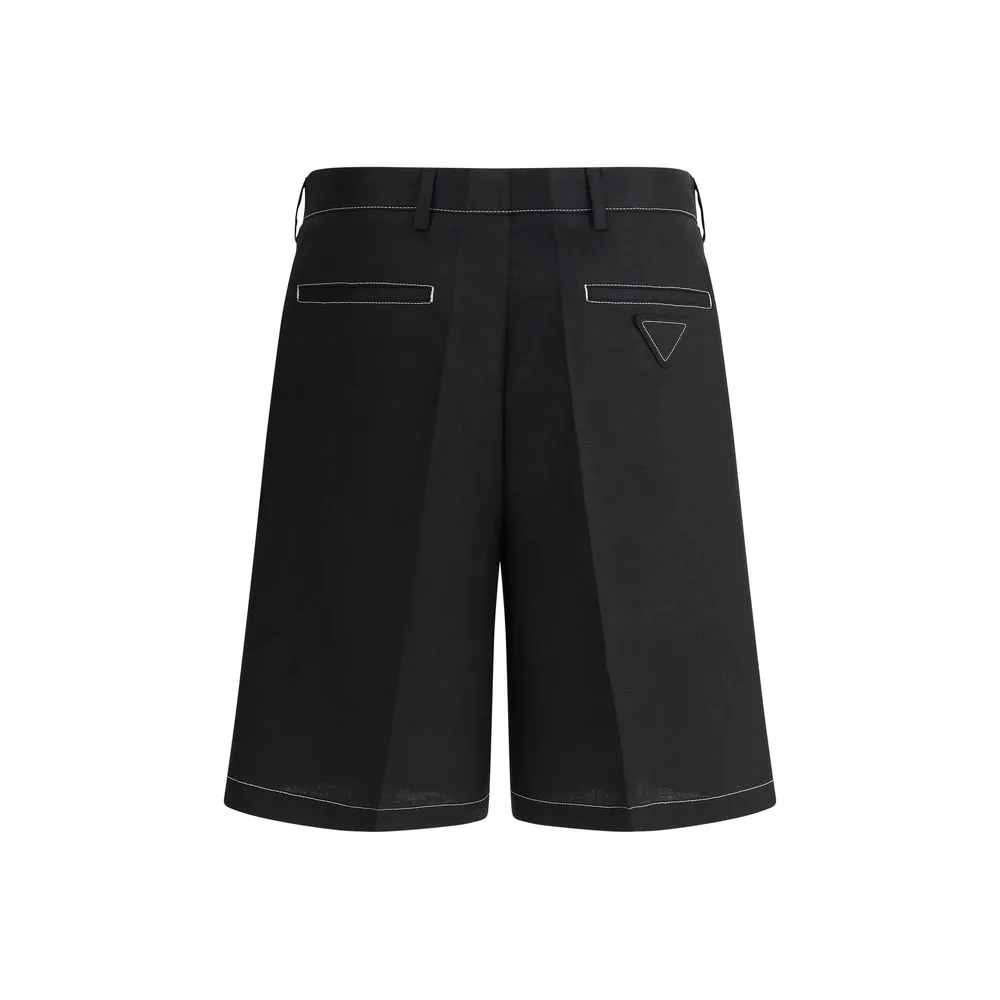 Prada Men's Contrast stitching Shorts