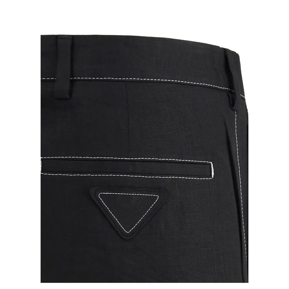 Prada Men's Contrast stitching Shorts