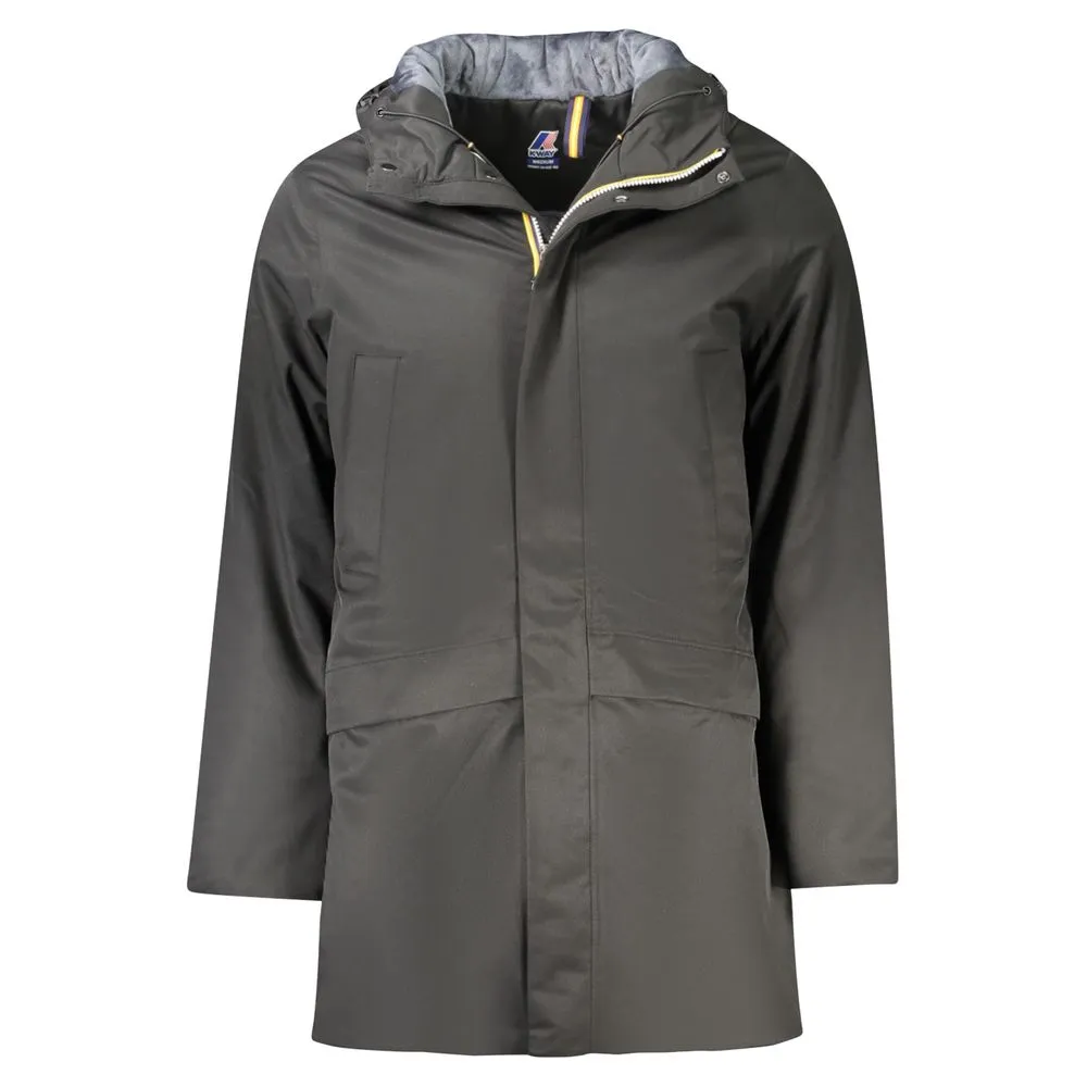 K-WAY Men's Black Polyester Mens Jacket