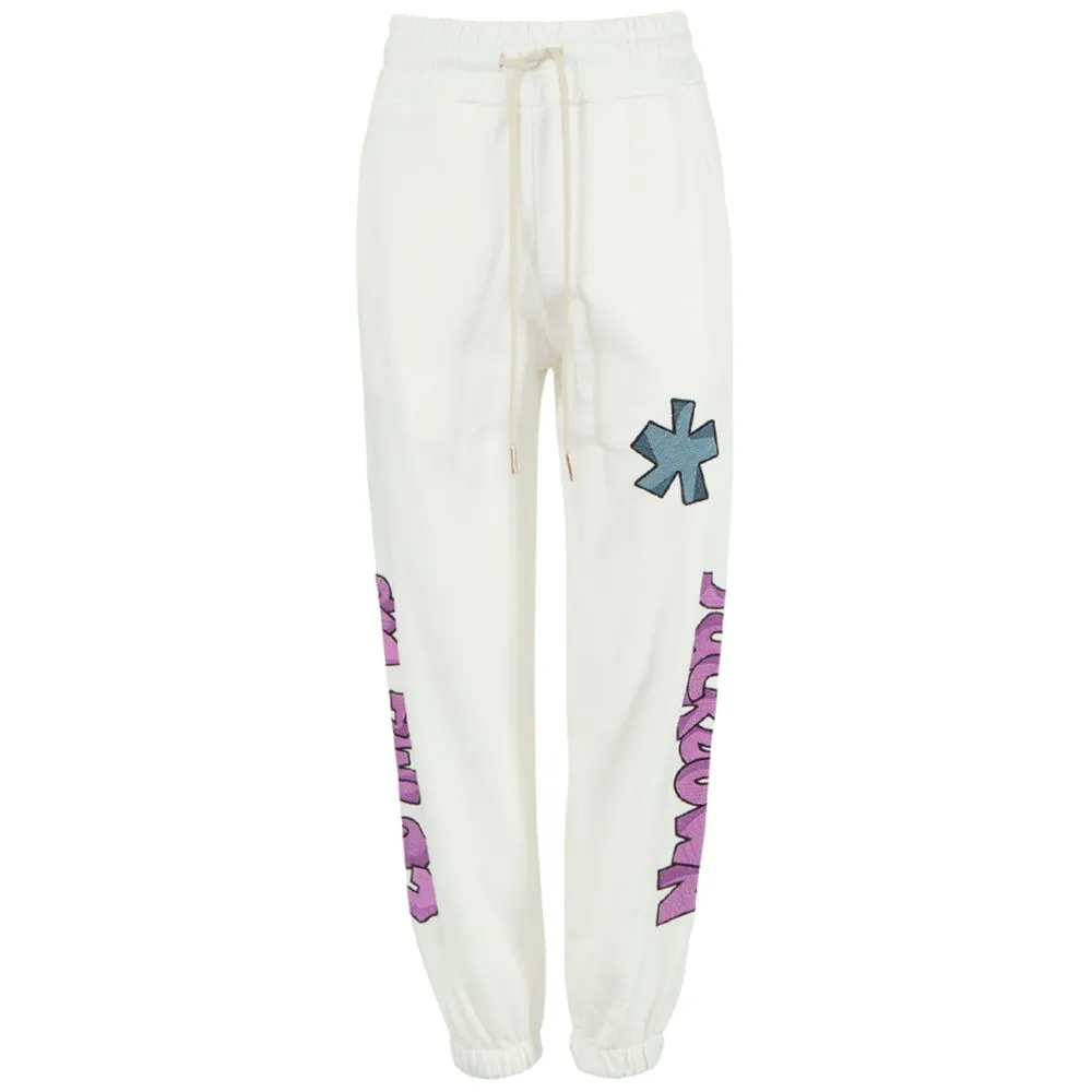 Comme Des Fuckdown Women's White Cotton Jeans & Pant
