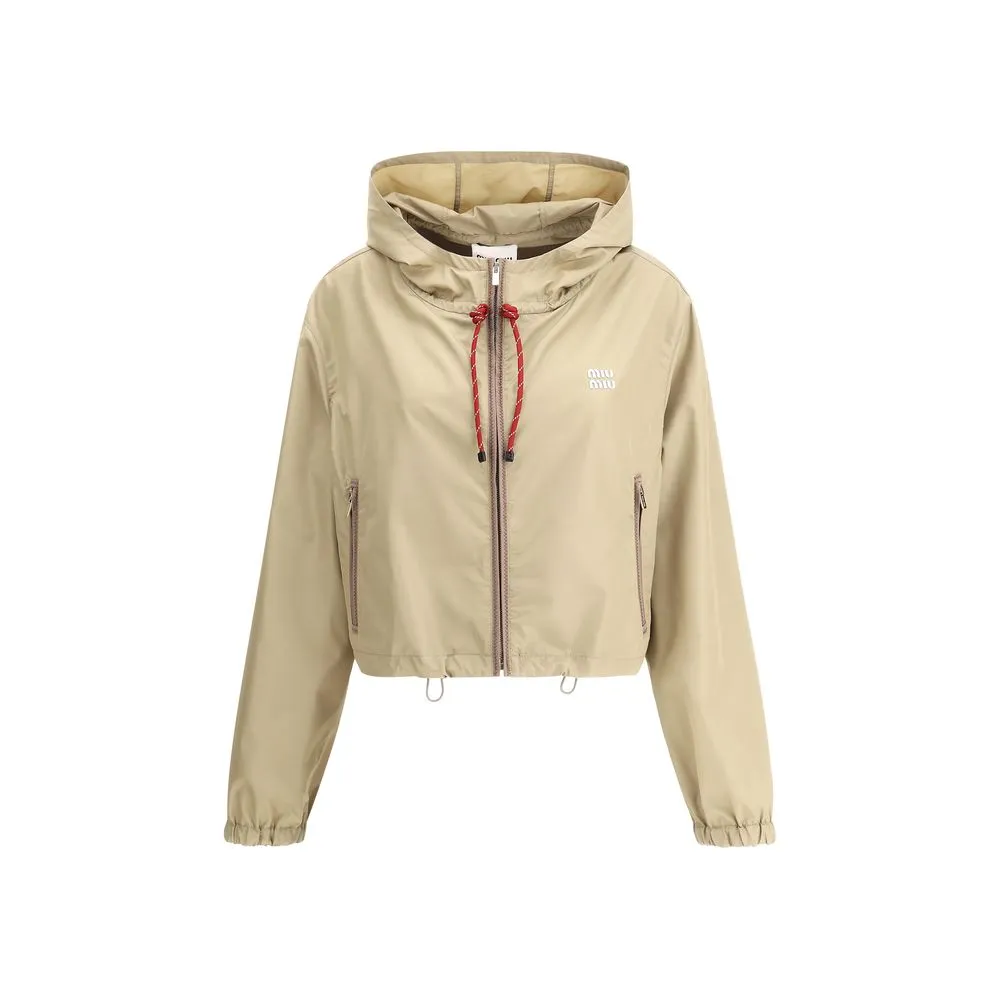 Miu Miu Women's Hooded waterproof Jacket