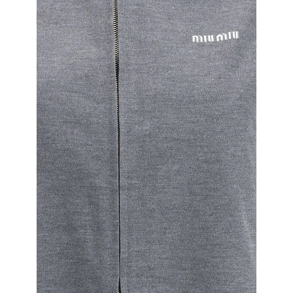 Miu Miu Women's Mélange zip Jacket