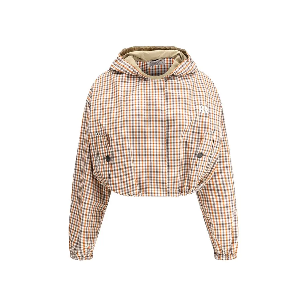 Miu Miu Women's Check Patterned Jacket