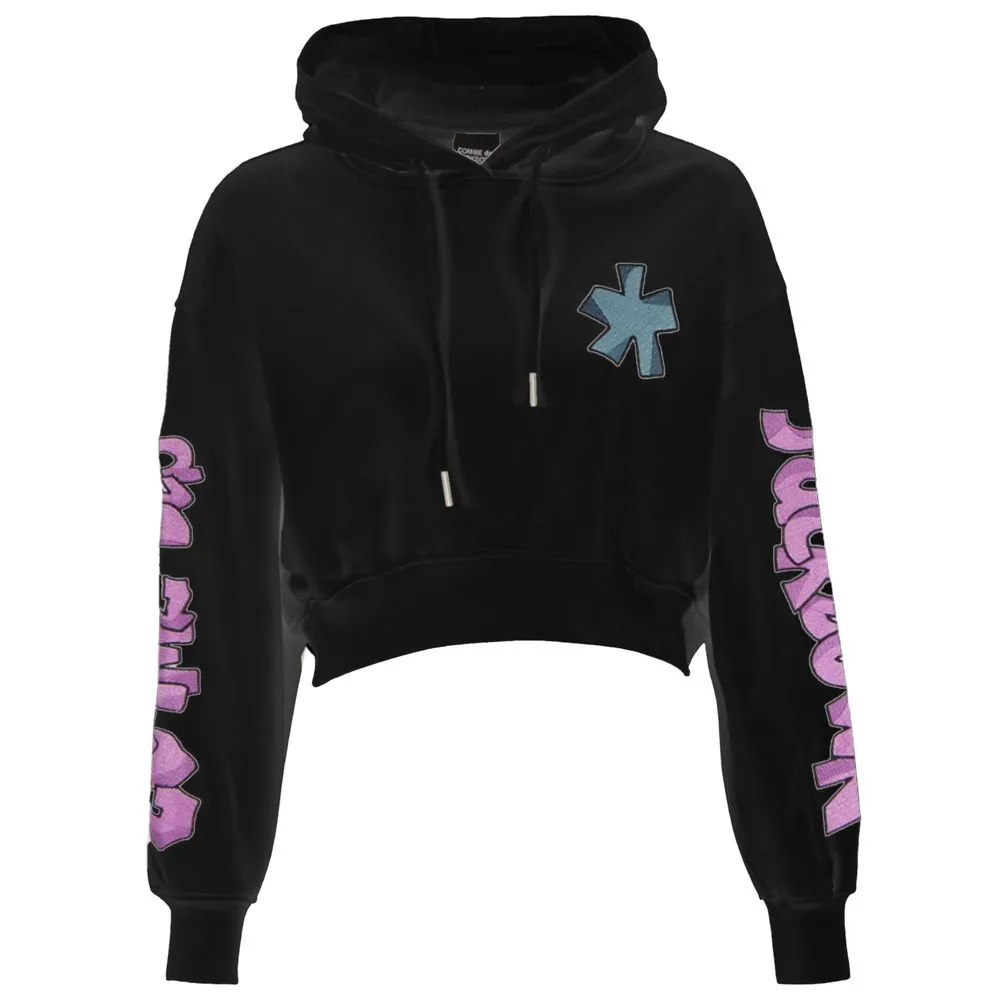 Comme Des Fuckdown Women's Black Cotton Sweater