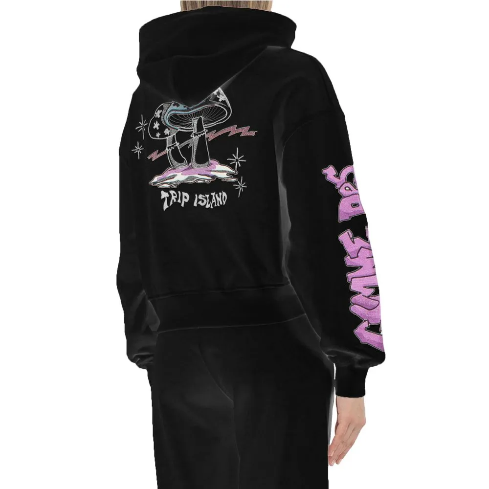 Comme Des Fuckdown Women's Black Cotton Sweater