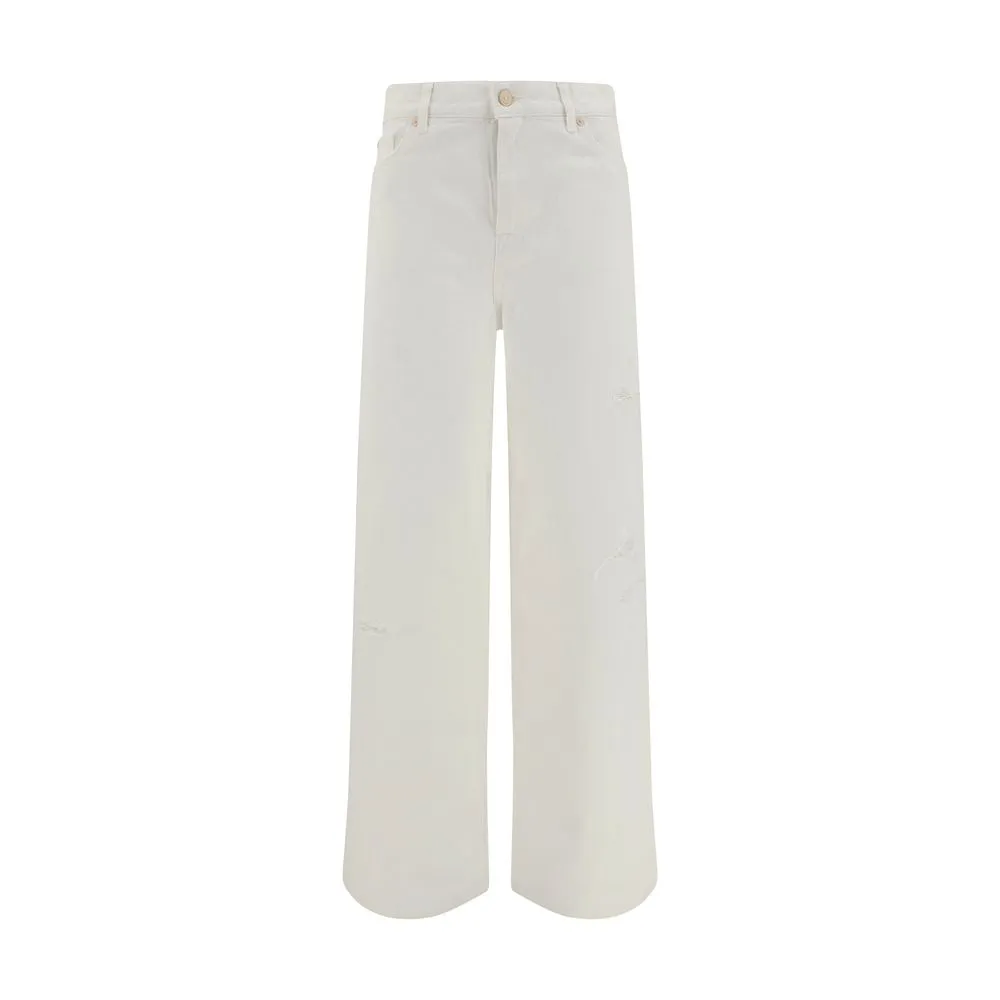 7FOR Women's Slung Jeans