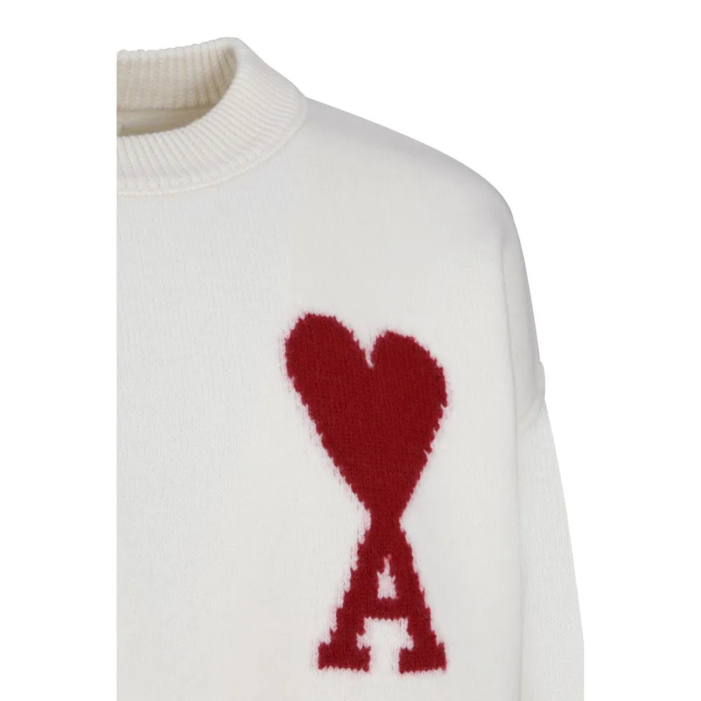 Ami Paris Men's Red Adc Sweater