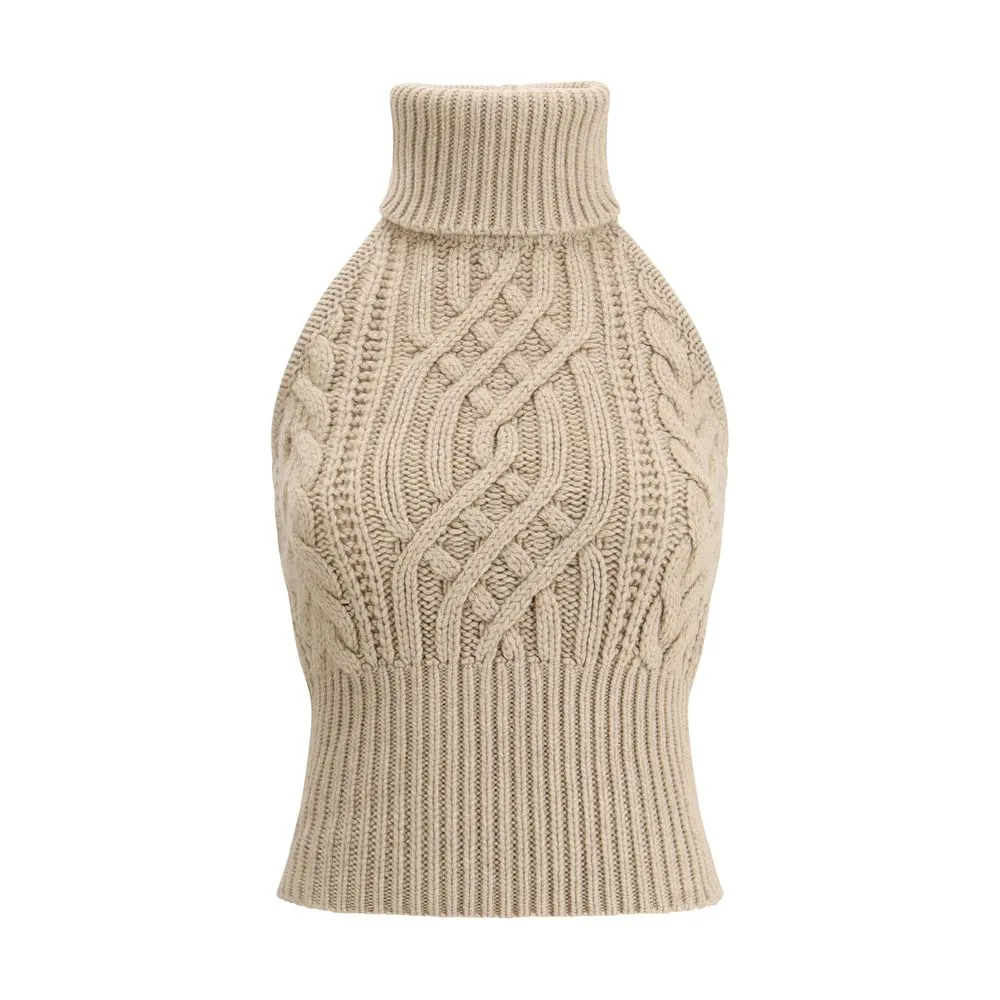 Magda Butrym Women's Braided Turtleneck Top