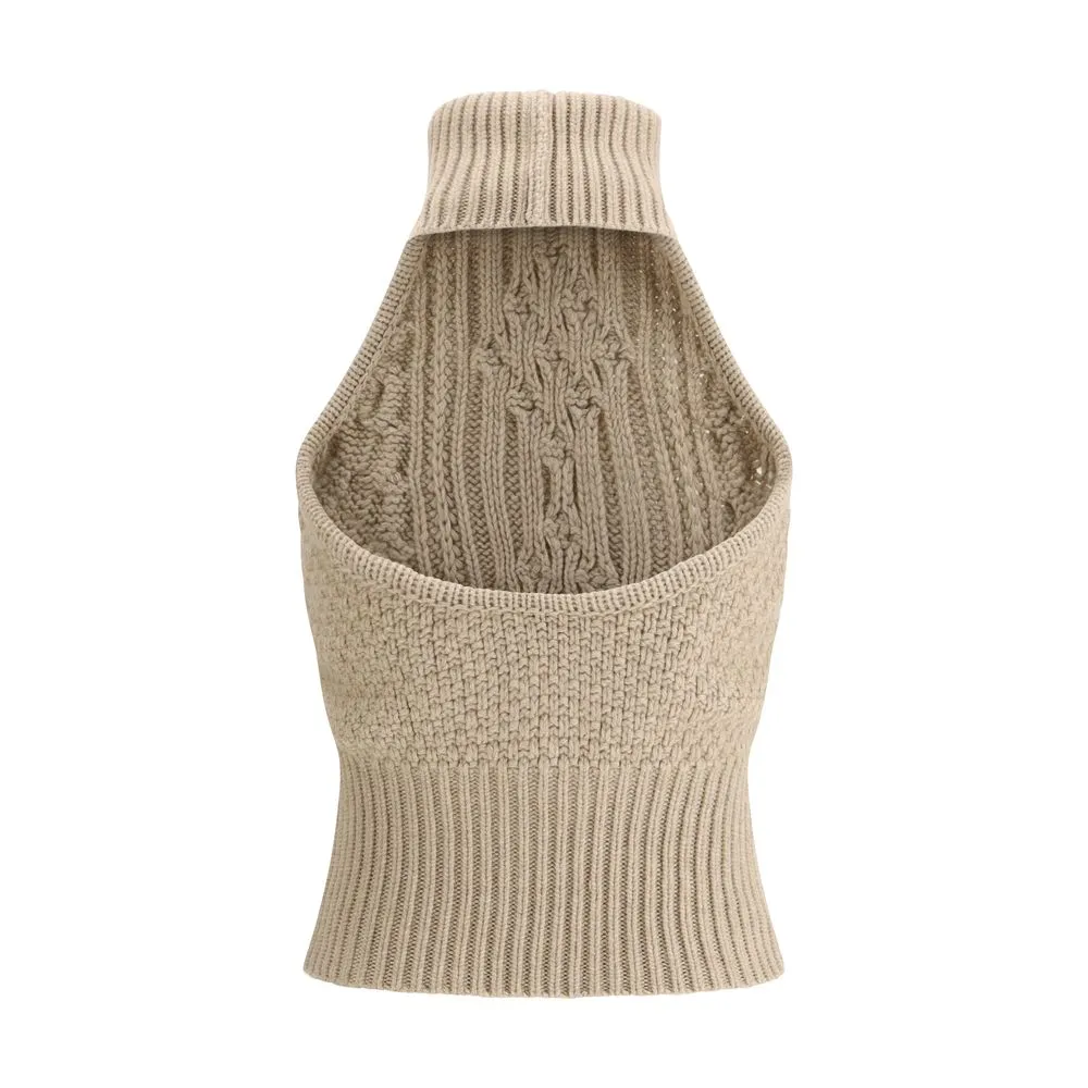 Magda Butrym Women's Braided Turtleneck Top