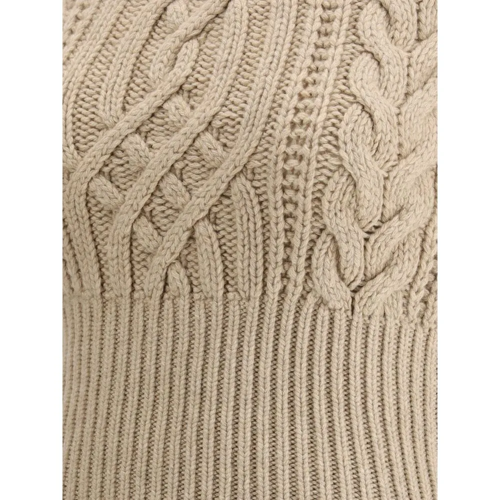 Magda Butrym Women's Braided Turtleneck Top