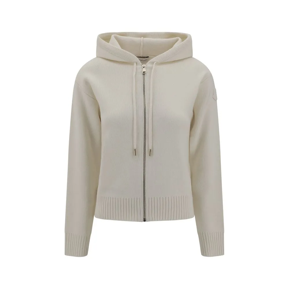 Moncler Women's Wool hoodie Sweatshirt