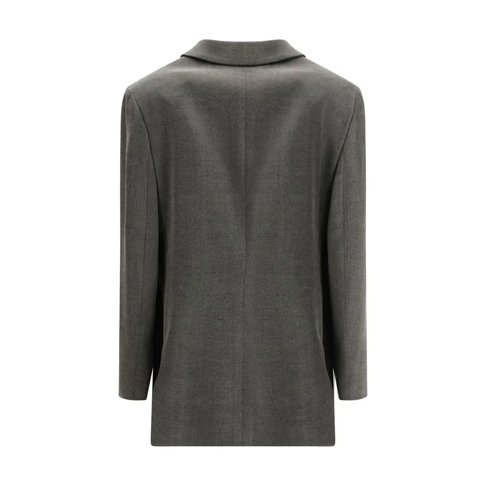 Giorgio Armani Women's Double-breasted satin Blazer