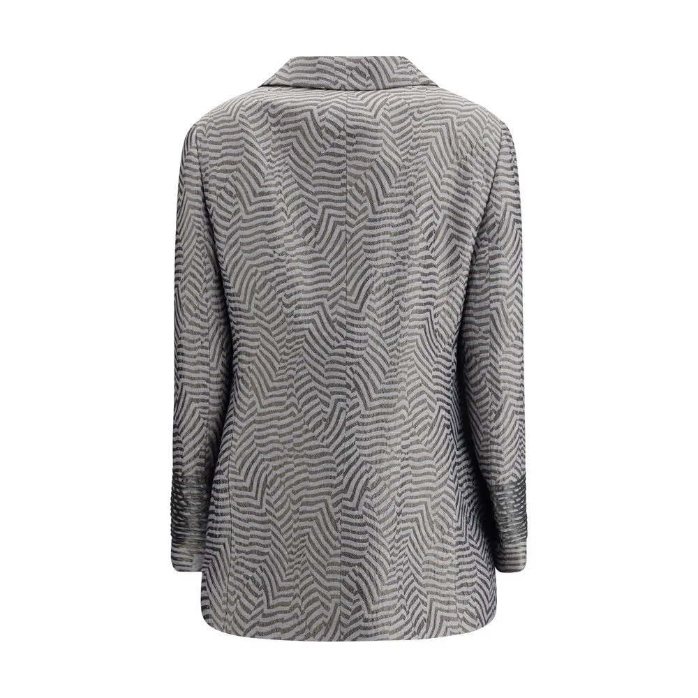 Giorgio Armani Women's Embroidered striped Blazer