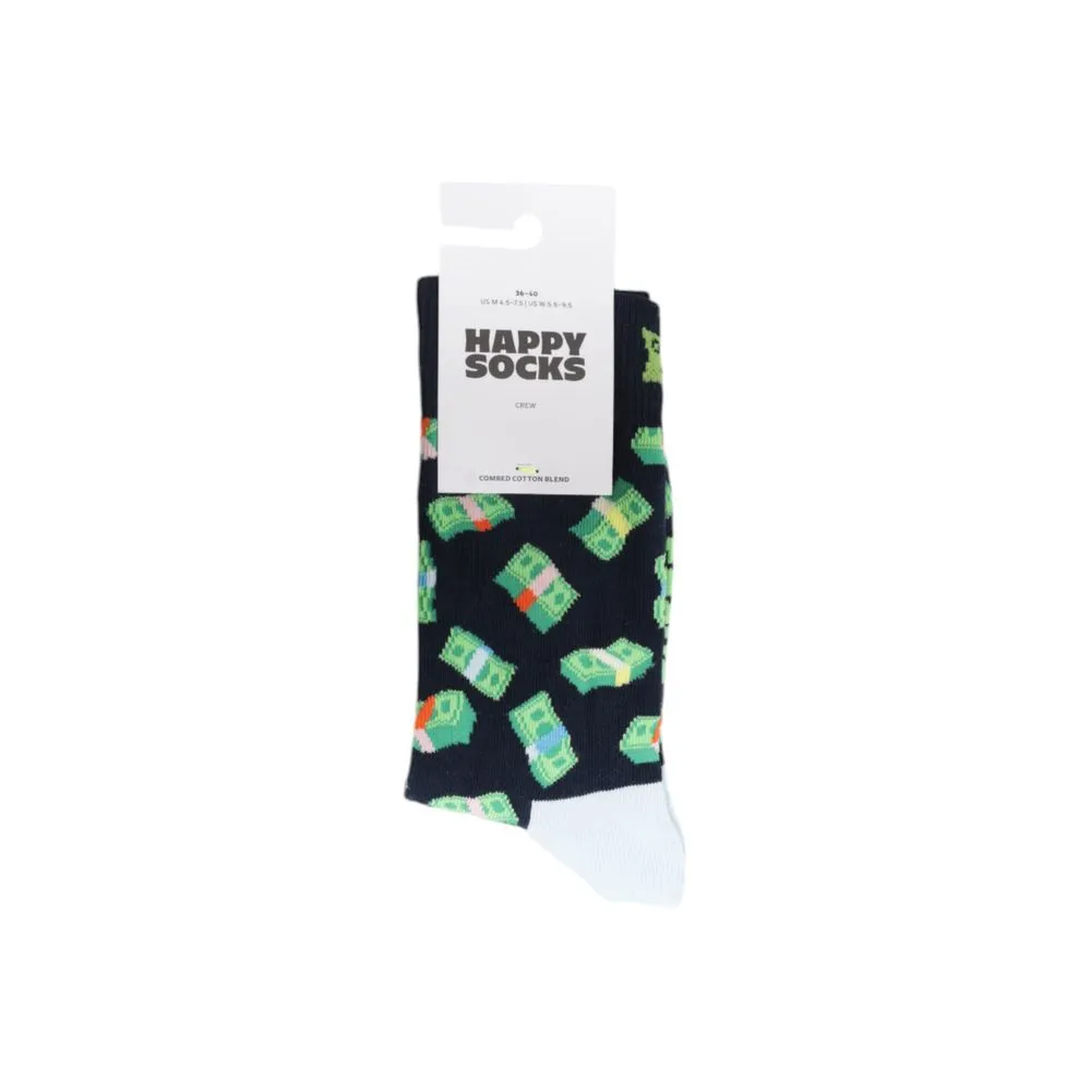 Happy Socks Men's Green Cotton Sock