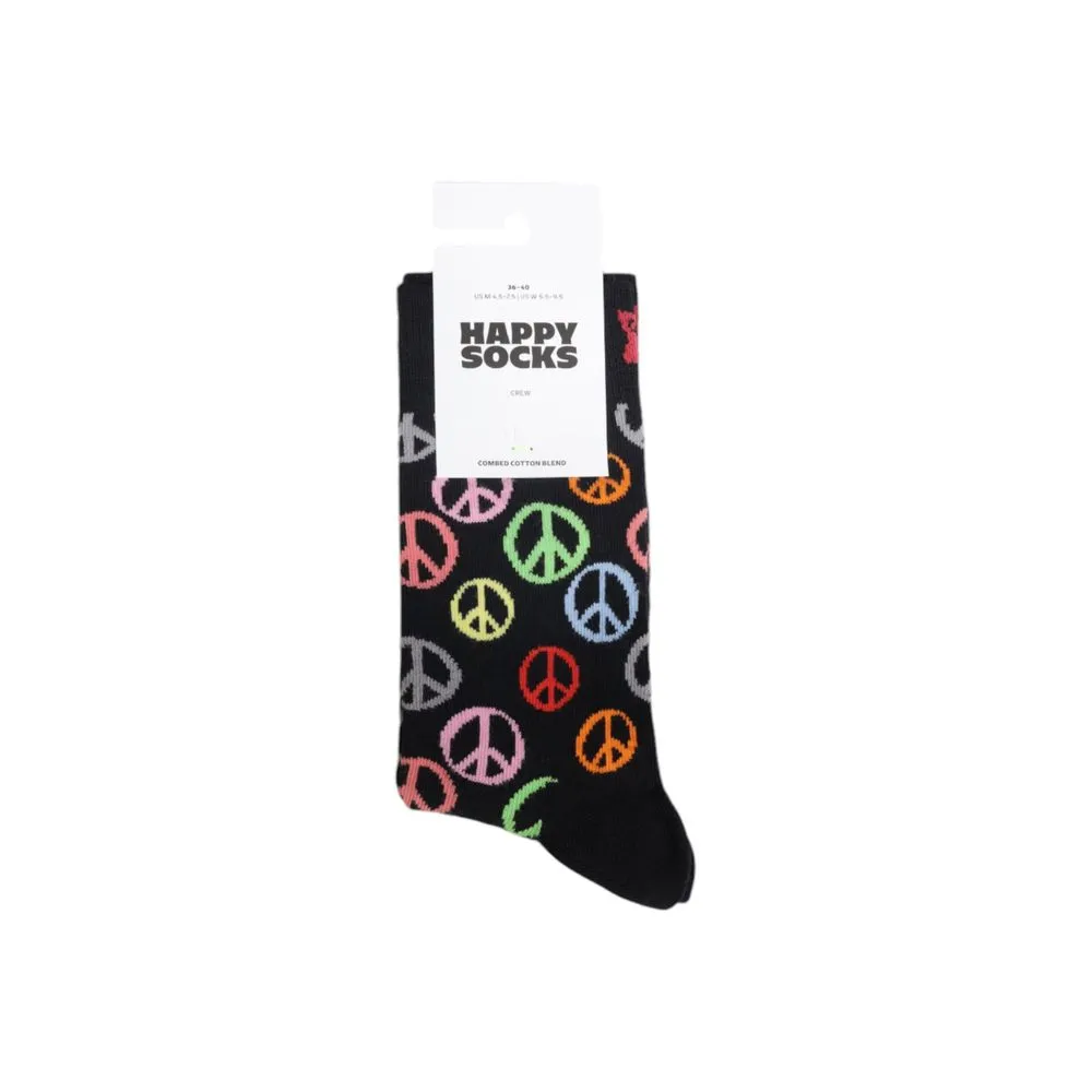Happy Socks Men's Black Cotton Sock