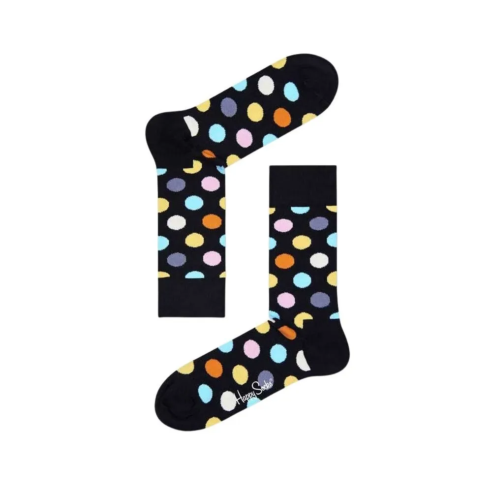 Happy Socks Men's Black Cotton Sock