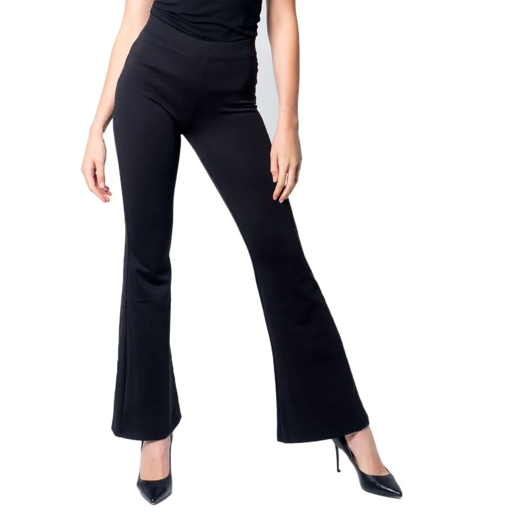 Only Women's Black Polyester Jeans & Pant