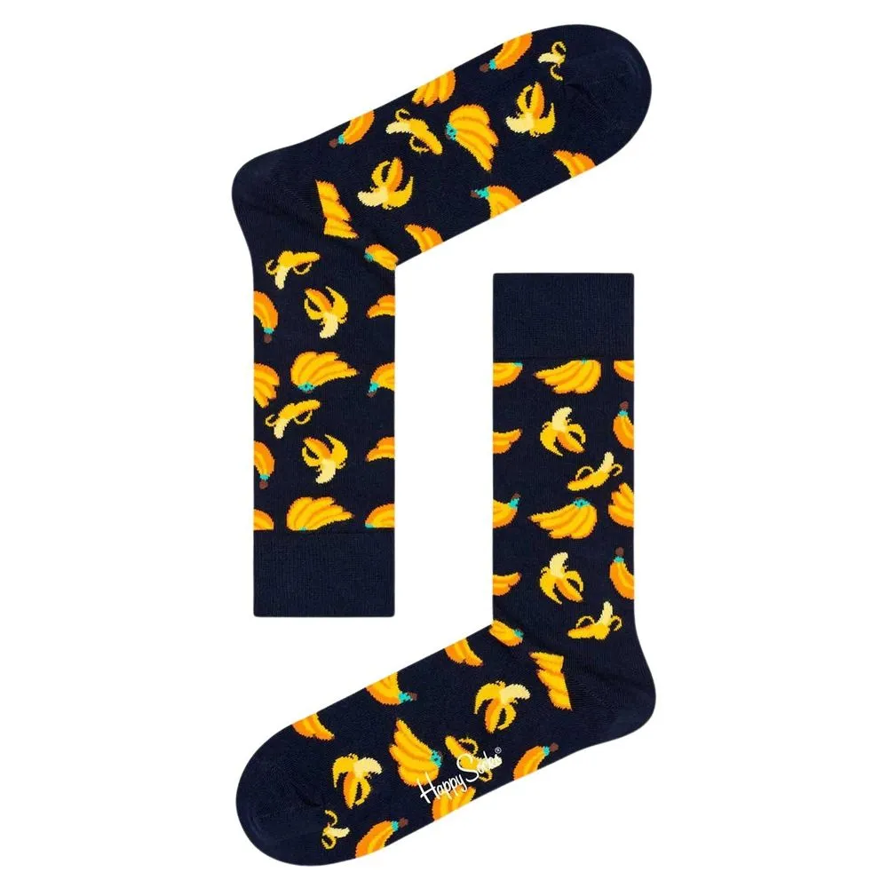 Happy Socks Women's Black Cotton Tights & Sock
