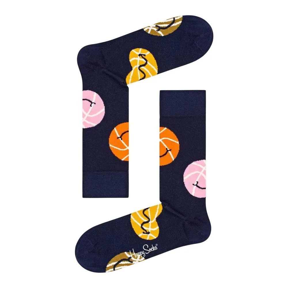 Happy Socks Women's Blue Cotton Tights & Sock