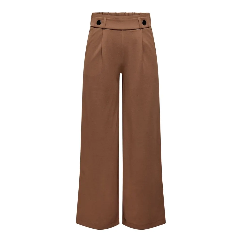 Jacqueline De Yong Women's Brown Polyester Jeans & Pant