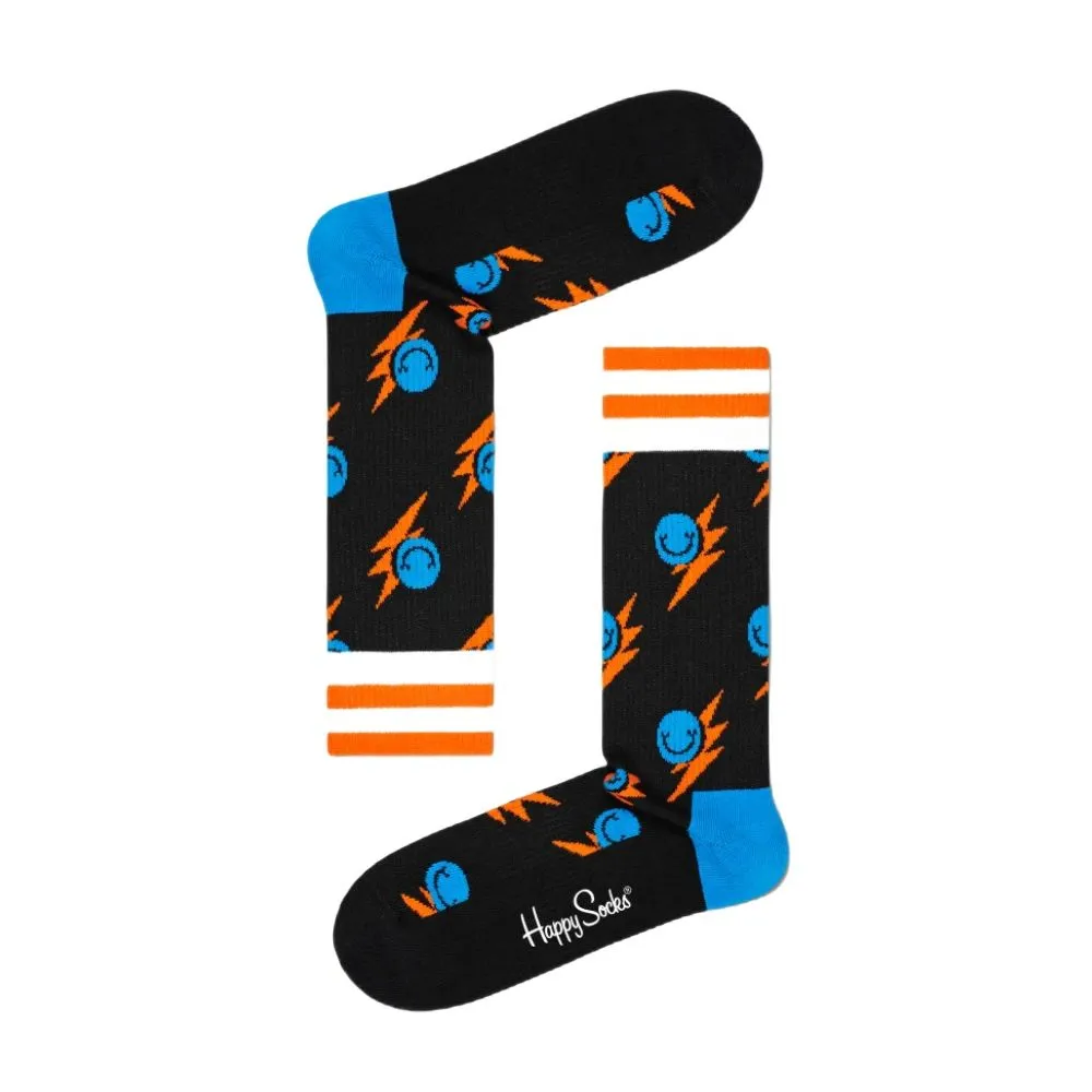 Happy Socks Women's Black Cotton Tights & Sock