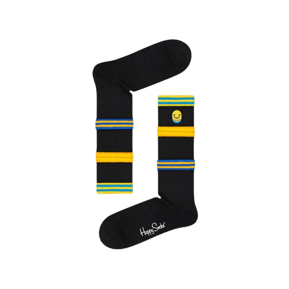 Happy Socks Women's Black Cotton Tights & Sock