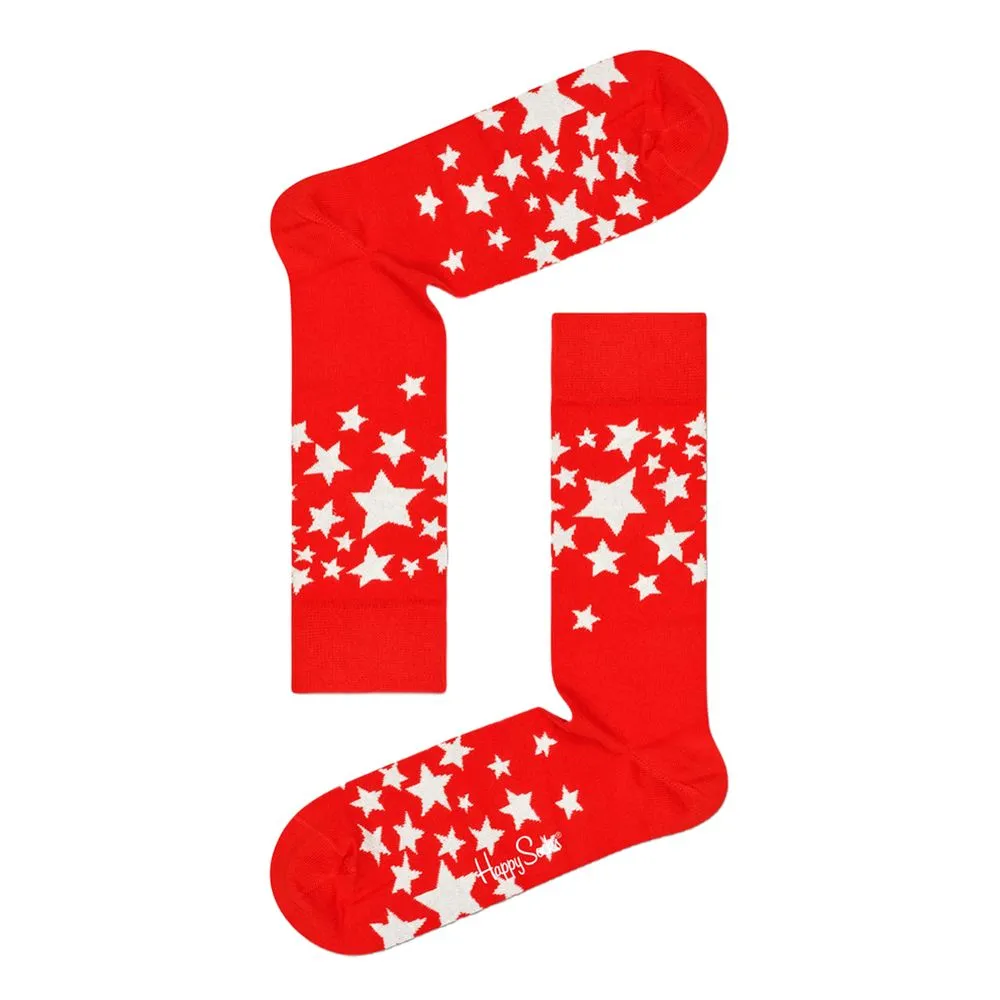 Happy Socks Women's Red Cotton Tights & Sock