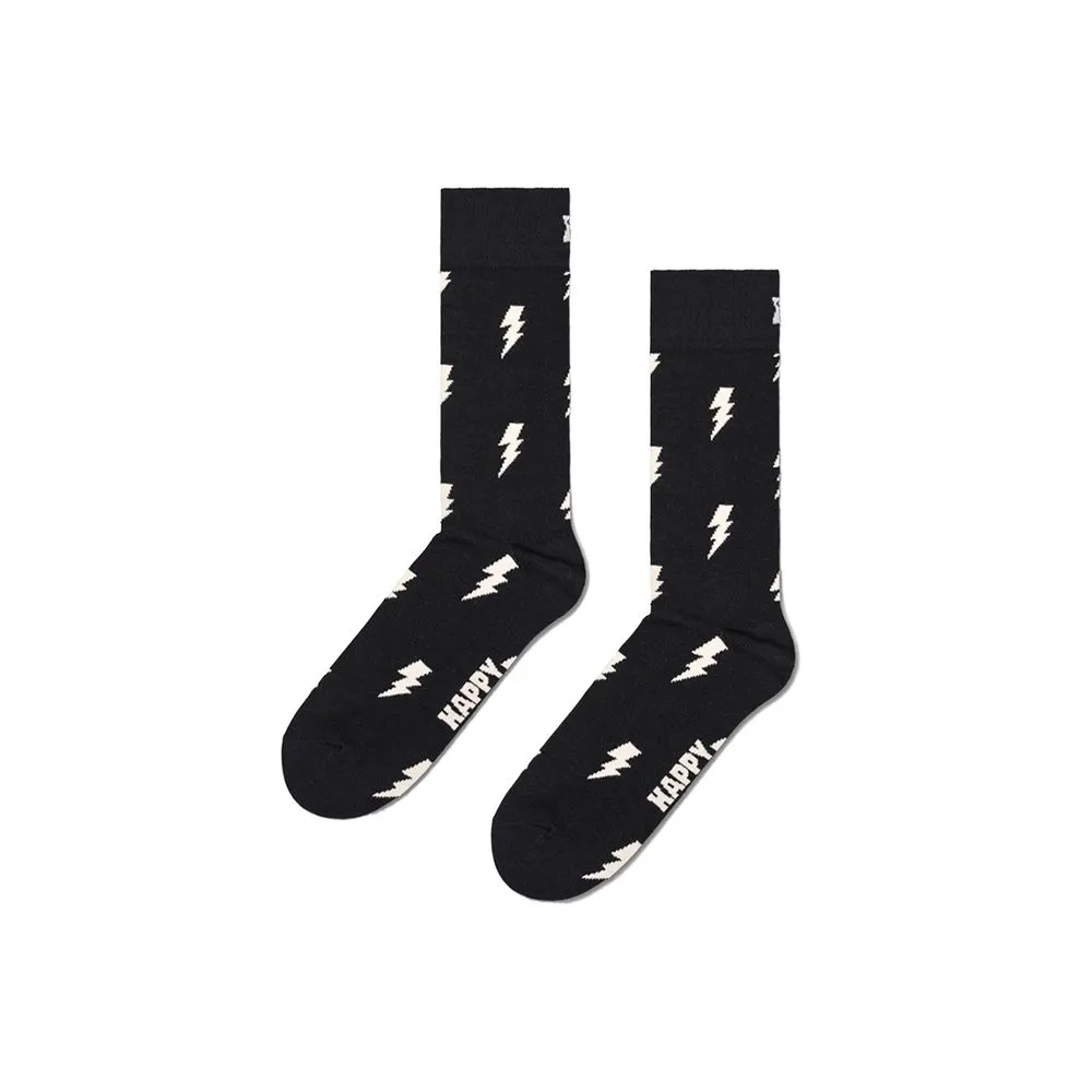 Happy Socks Men's Black Cotton Sock