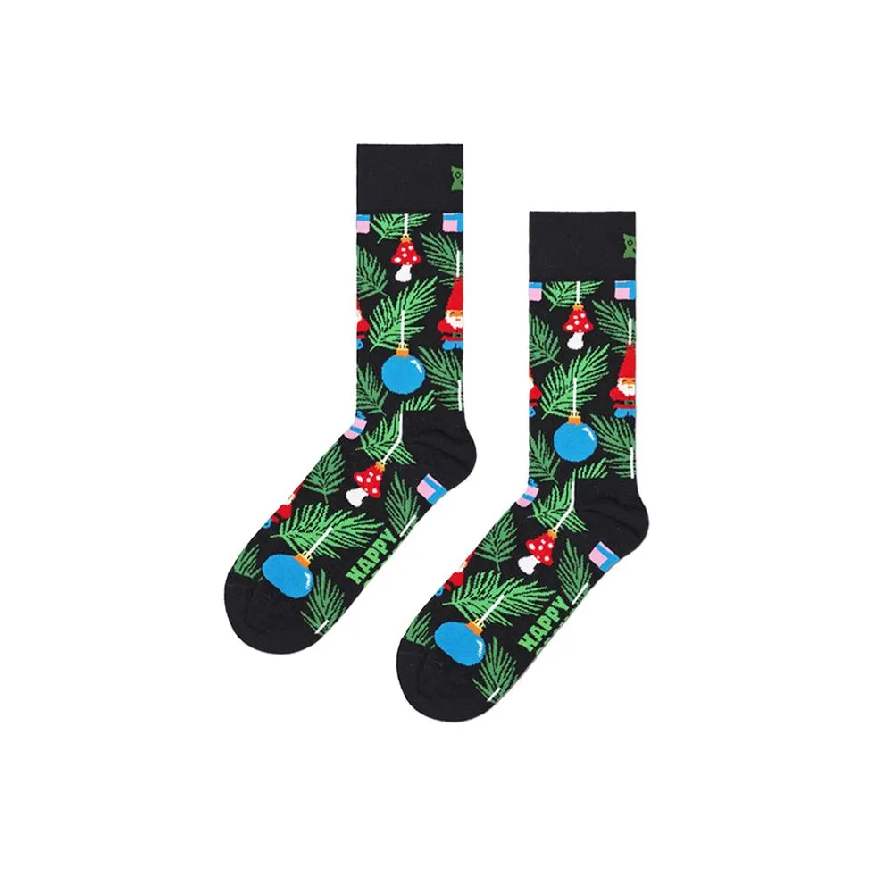 Happy Socks Women's Black Cotton Tights & Sock