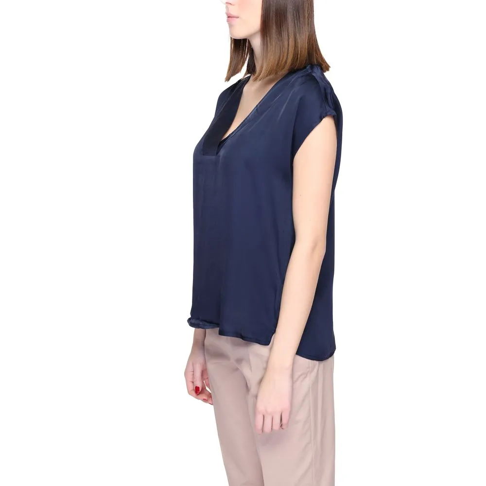 Street One Women's Blue Viscose Shirt