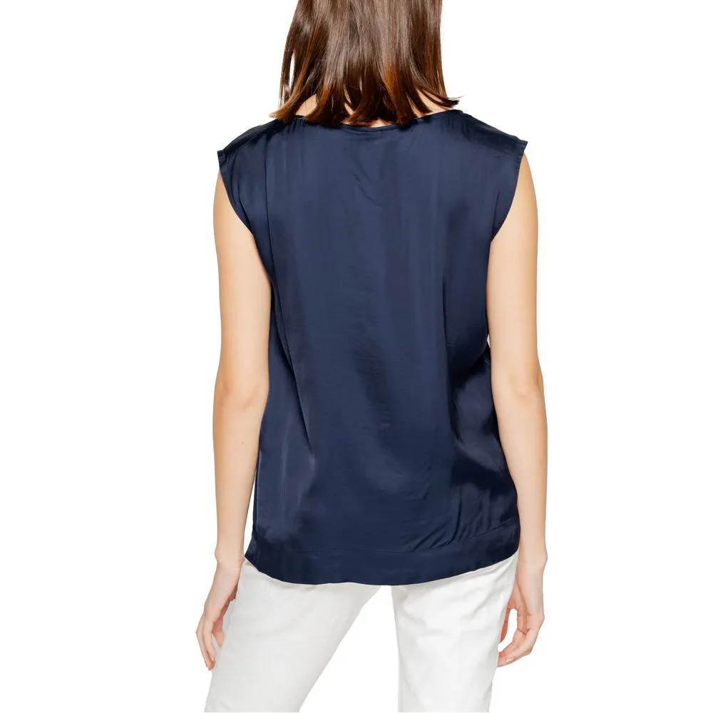 Street One Women's Blue Viscose Shirt