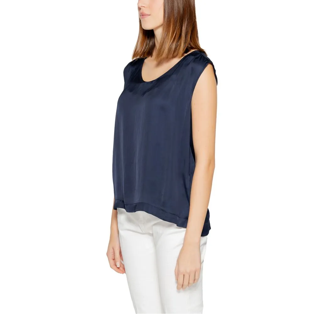 Street One Women's Blue Viscose Shirt