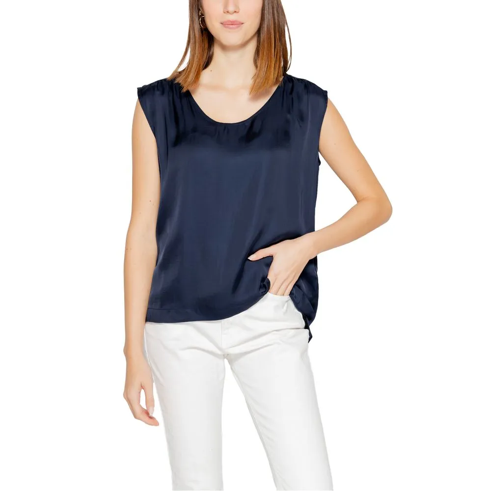 Street One Women's Blue Viscose Shirt