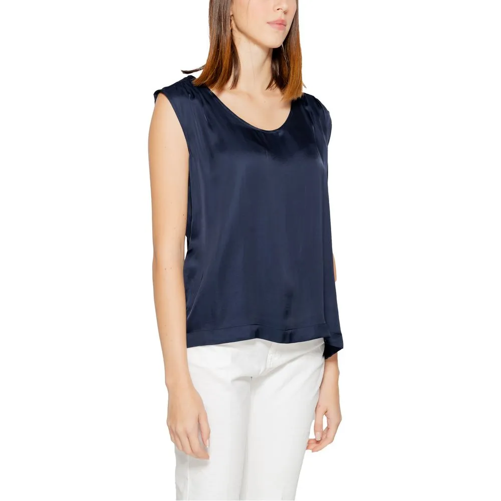 Street One Women's Blue Viscose Shirt