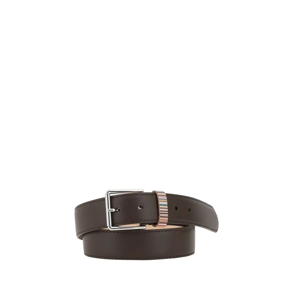 Paul Smith Men's Iconic stripes Belt