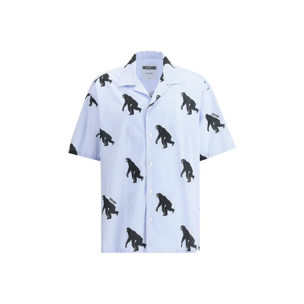 Moschino Men's Printed short sleeve Shirt