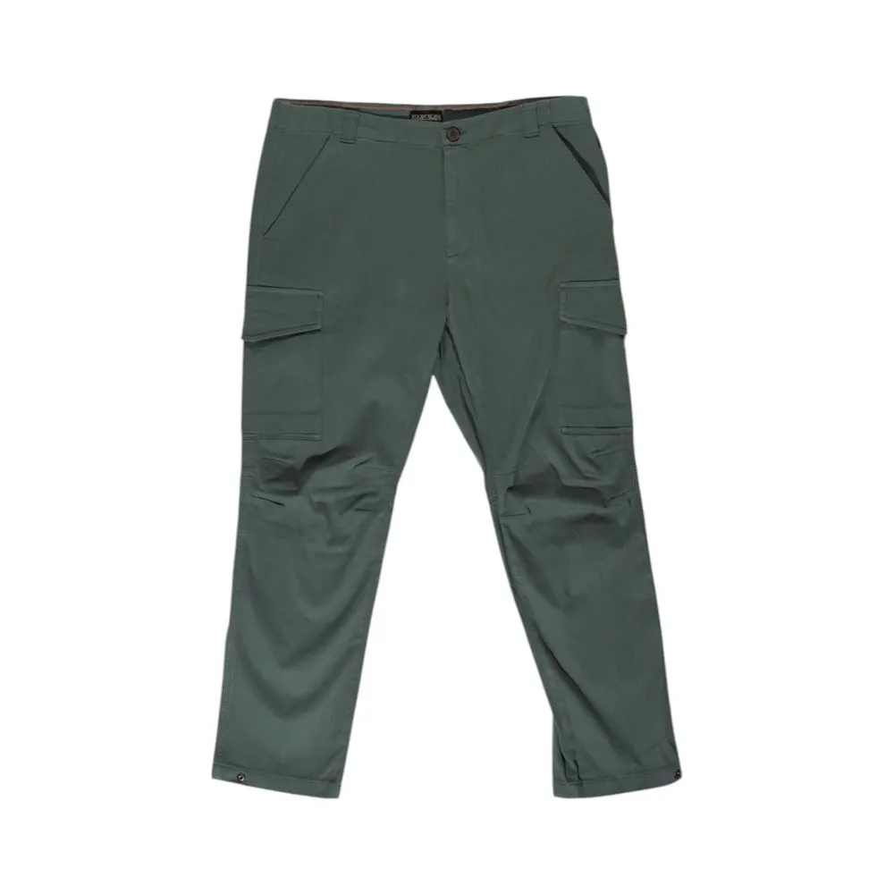 Napapijri Men's Green Cotton Jeans & Pant