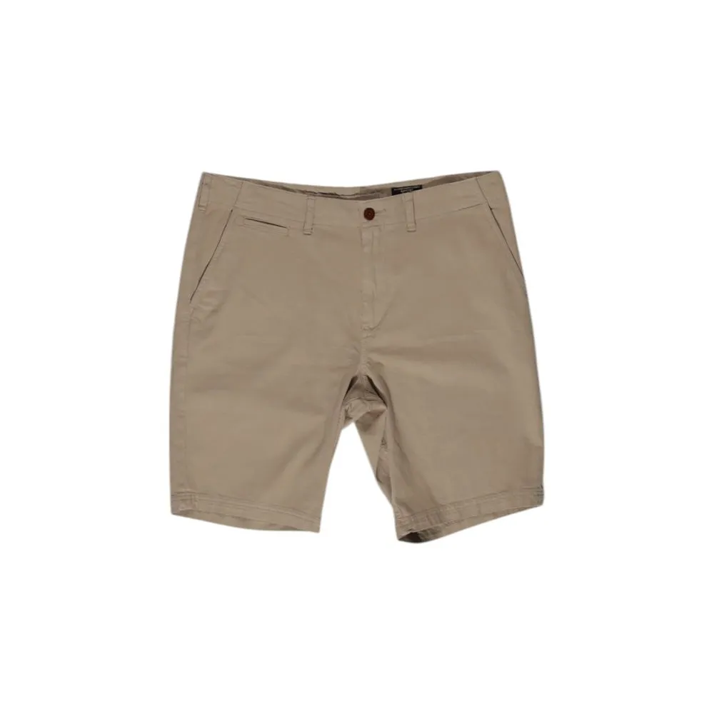 Superdry Men's Beige Cotton Short