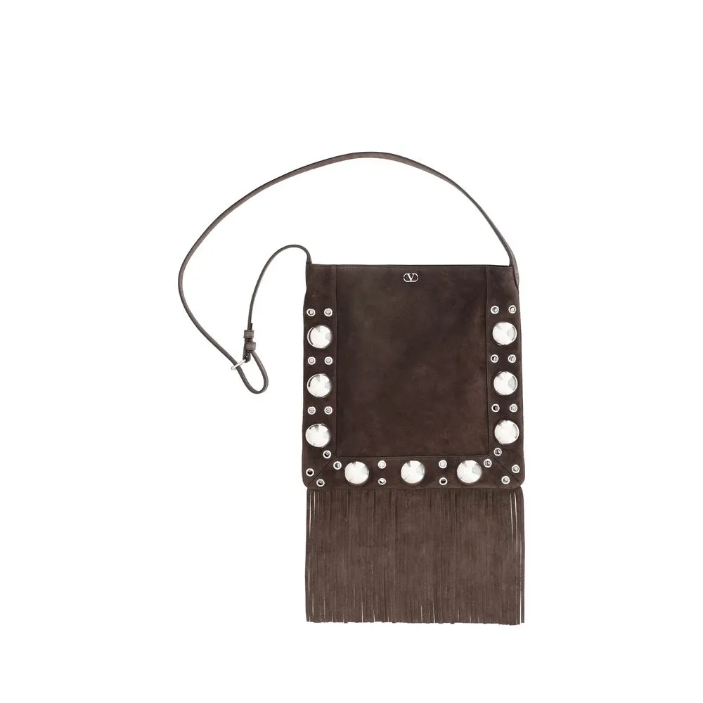 Valentino Garavani Men's Suede leather Shoulder Bag