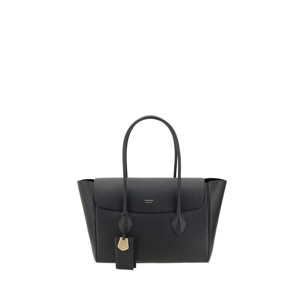 Ferragamo Women's Hammered leather Tote Bag
