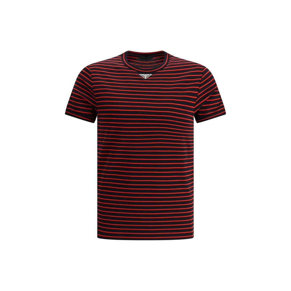 Prada Men's Striped T-shirt