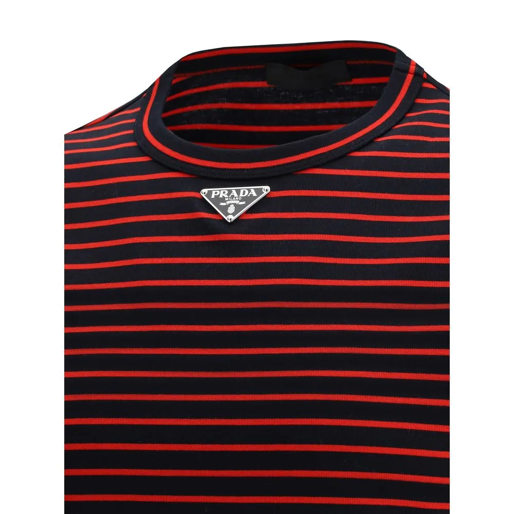Prada Men's Striped T-shirt