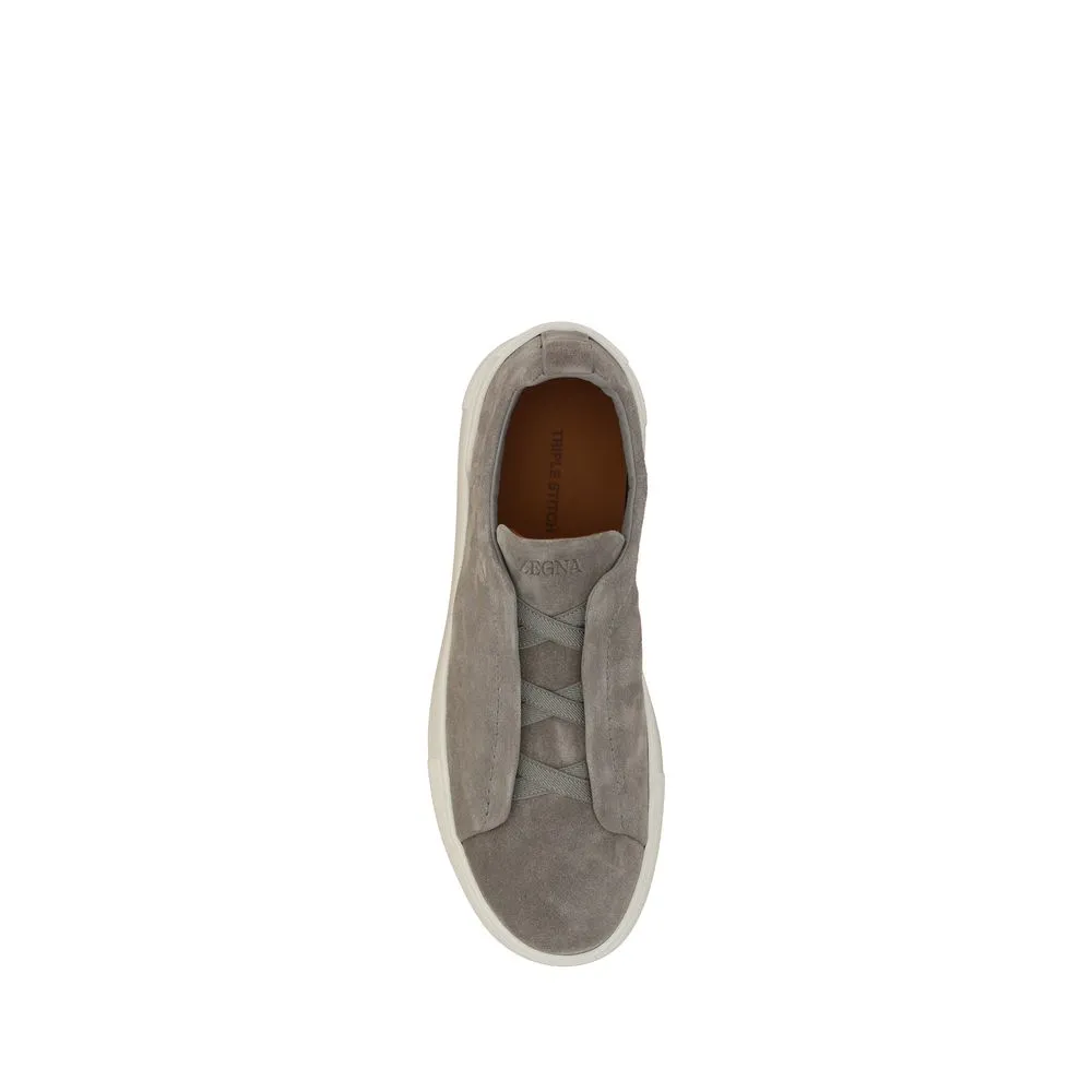 ZEGNA Men's Suede leather Sneakers