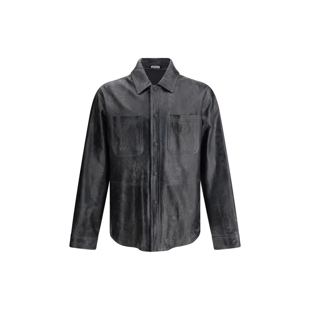 Dolce & Gabbana Men's Leather Jacket